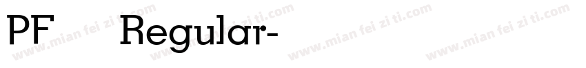 PF斗鱼追光体 Regular字体转换